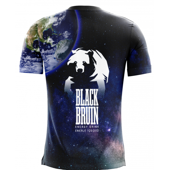 Black Bruin Uzay Temalı T-shirt